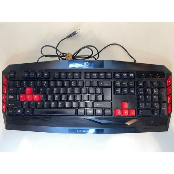 Cyberpower PC Gaming Keyboard Multimedia Gaming Wired USB Keyboard‎ - Picture 1 of 3